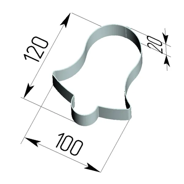 Кондитерская форма Колокольчик