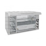 Гриль электрический на 12 кур со  встроенной тепловой витриной на 9 кур  МК- 8.12В